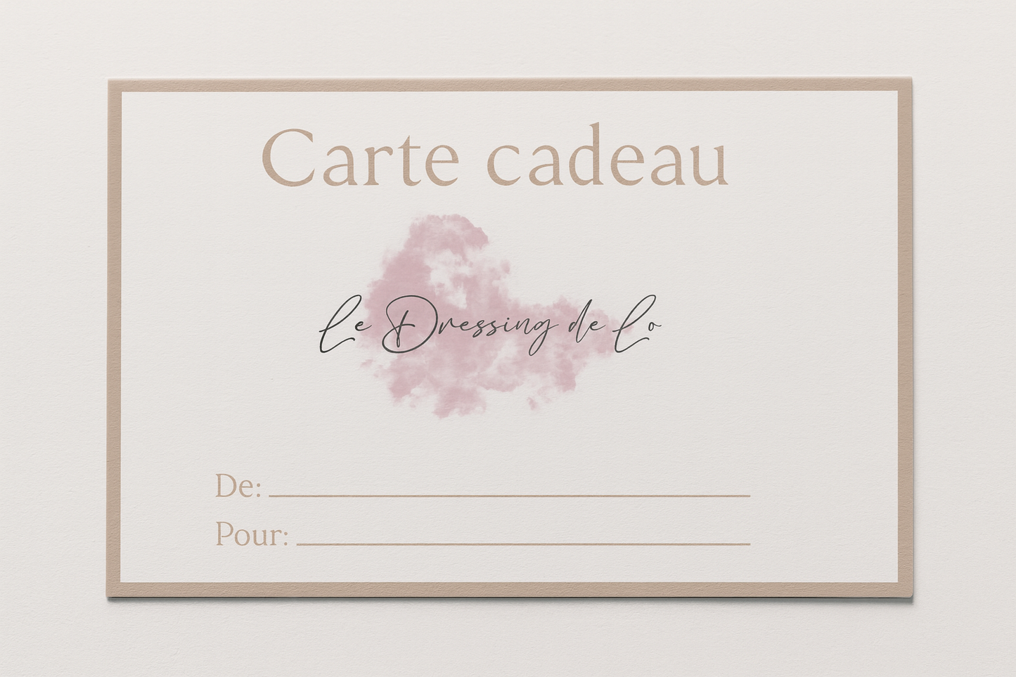 Carte cadeau