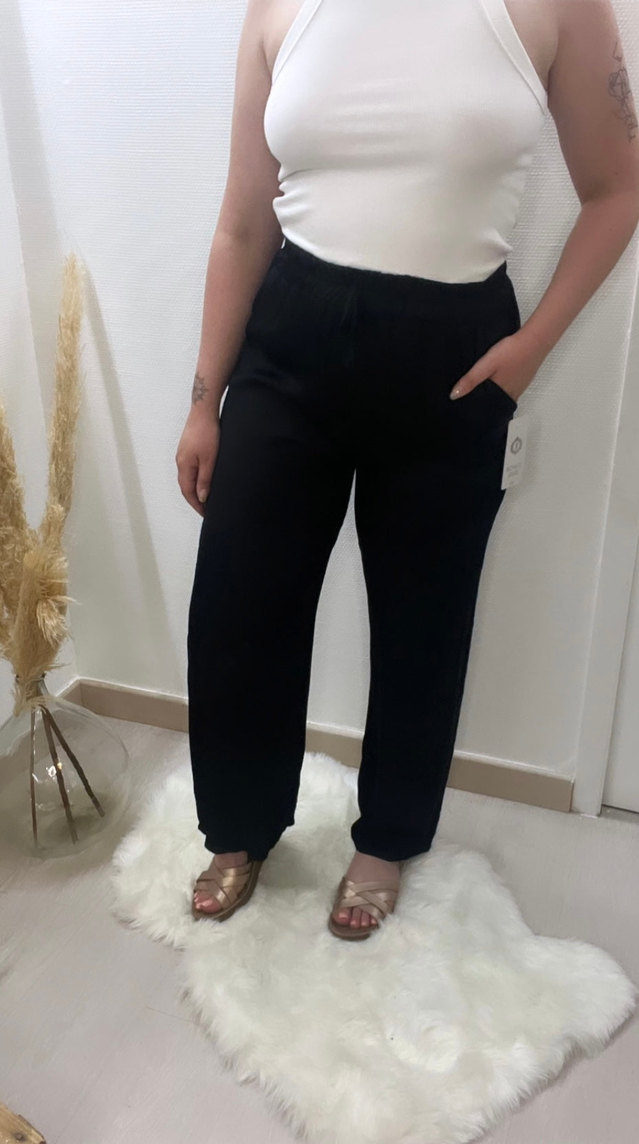 Pantalon Ali - satinée