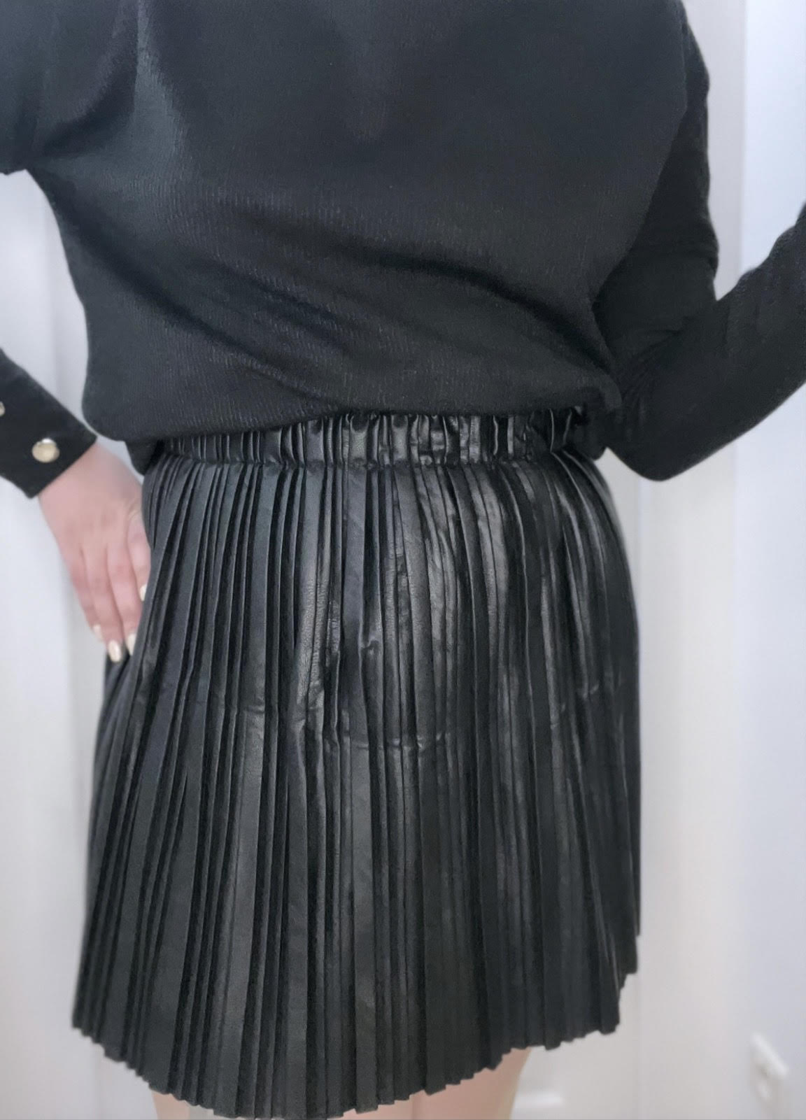 Jupe simili cuir - Esther