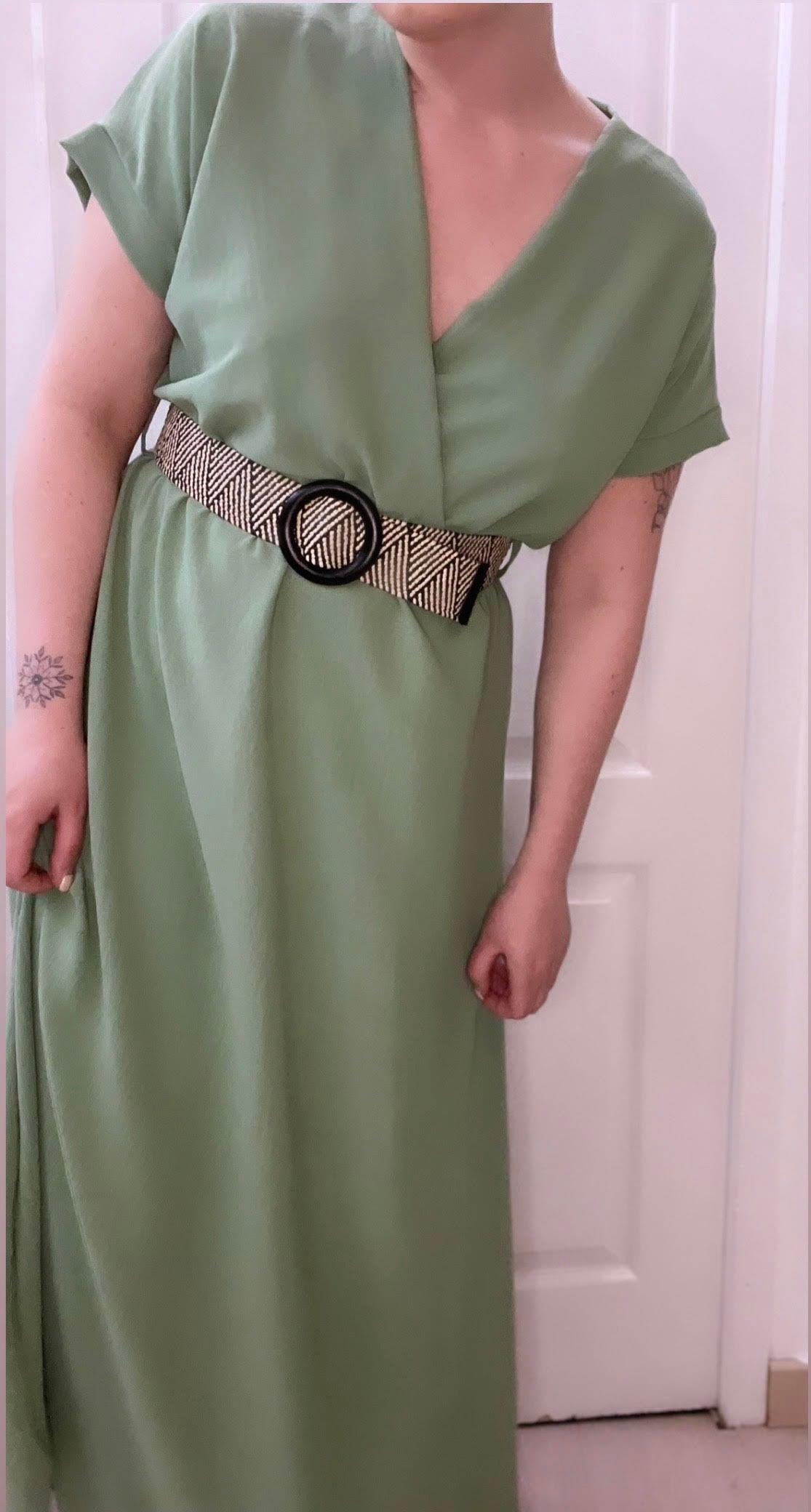 Robe longue SOFIA avec ceinture