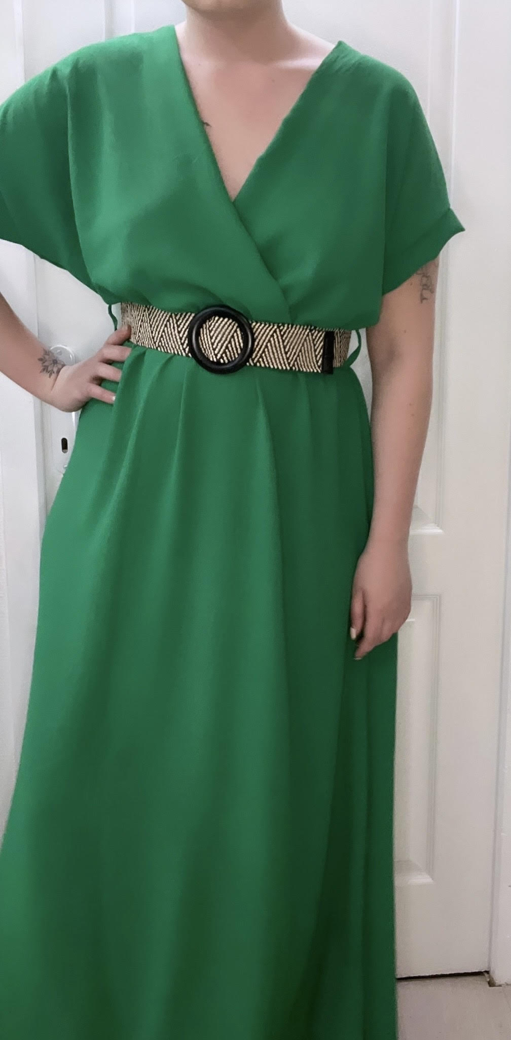 Robe longue SOFIA avec ceinture