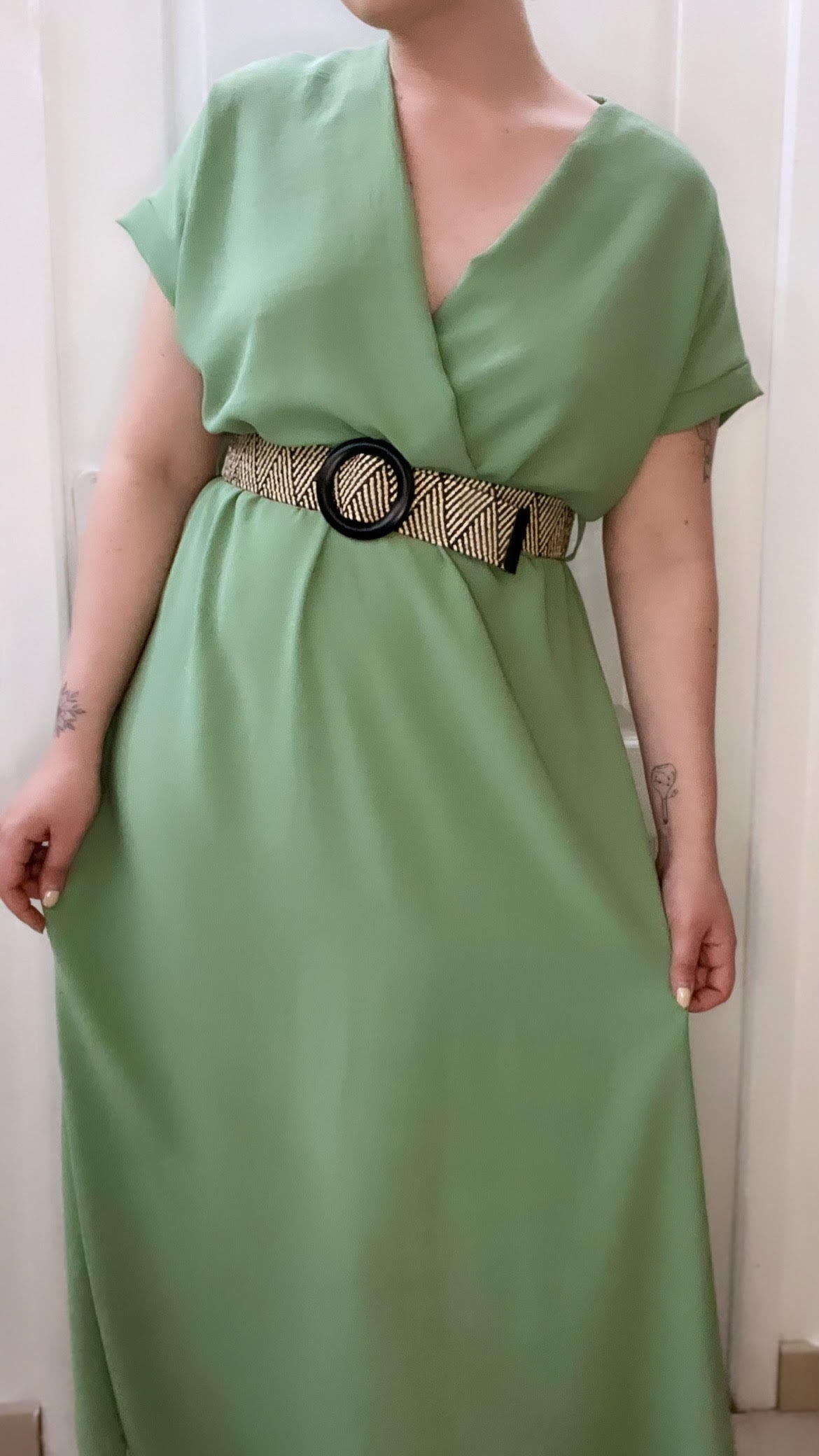 Robe longue SOFIA avec ceinture
