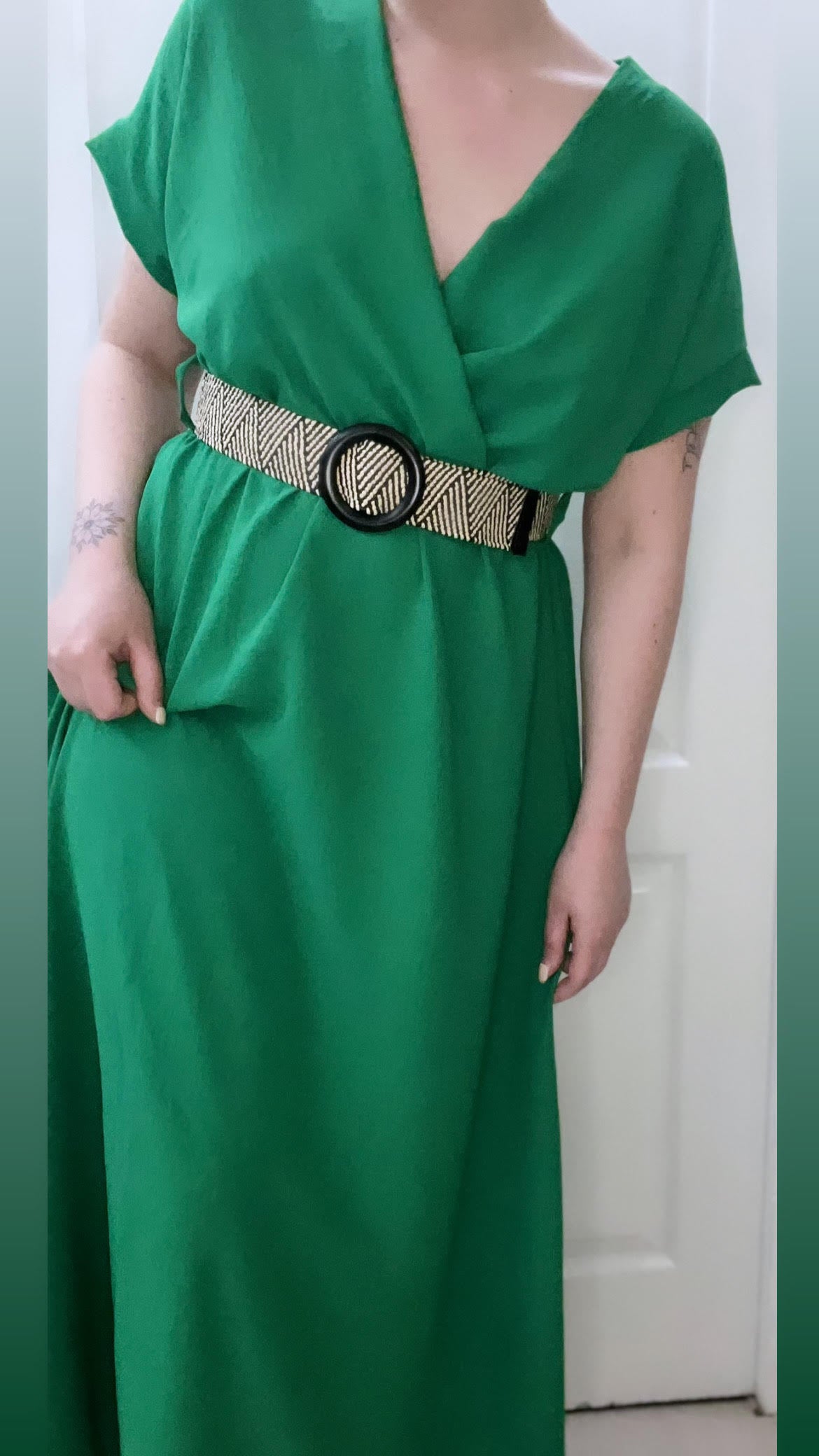 Robe longue SOFIA avec ceinture