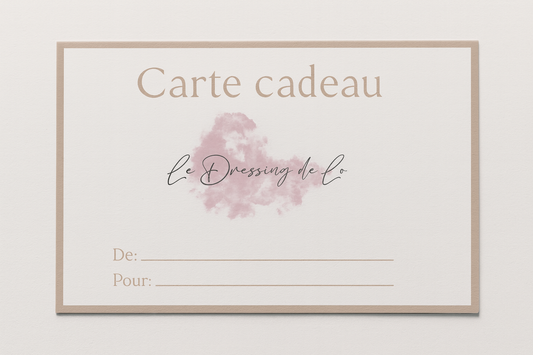 Carte cadeau
